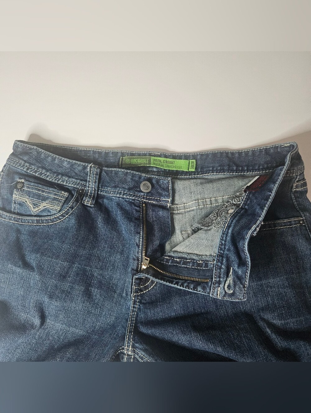 Pepe Jeans Indigo Blue Relaxed Fit Denim